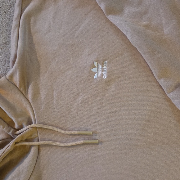 Adidas Beige Pullover Hoodie - Picture 2 of 4